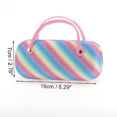 Eyeglasses Case 6.29"x2.76"x1.97" Assorted Color 1 Pc