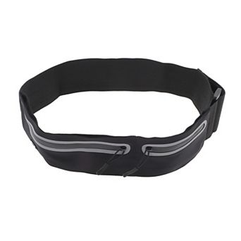 1 pc Double Pocket Running Waist Pack with Magic Tapes for Hiking Gym