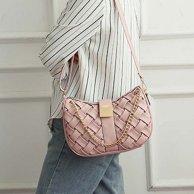 MKF Collection Solari Braided Chain Shoulder Bag, Chic & Functional by ...