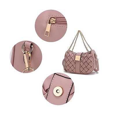 MKF Collection Solari Braided Chain Shoulder Bag, Chic & Functional by ... image.