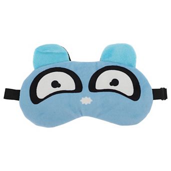 Soft Cartoon Crescent Eyes Sleep Mask Blue Eye Shade Cover for Travel for Rest