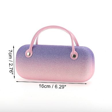 Eyeglasses Case 6.29"x2.76"x1.97" Violet 1 Pc