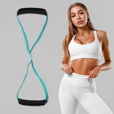 Durable 8-Shaped Yoga Stretch Band for Stretching 23.62"x1.57" 1 Pc