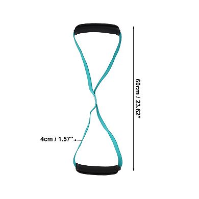 Durable 8-Shaped Yoga Stretch Band for Stretching 23.62"x1.57" 1 Pc