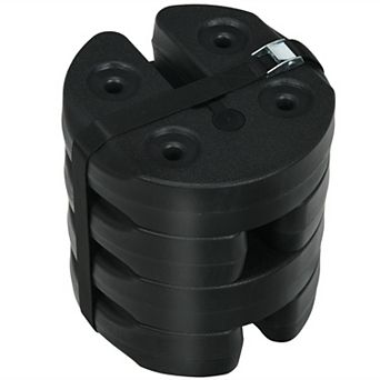 Canopy Weights Set of 4 20 Lb Weight Plate Kit with No Pinch Design