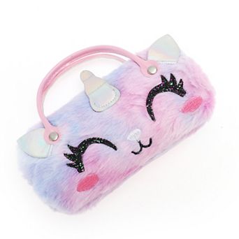 Cartoon Eyeglasses Case 6.69"x3.15"x2.17" Violet 1 pc