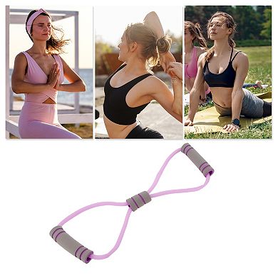 Durable 8-Shaped Yoga Stretch Band for Stretching 14.57"x4.33" 1 Pc