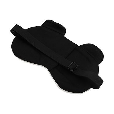 Soft Cartoon Laughing Sleep Mask Khaki Eye Shade Cover for Travel for Rest 1 Pc