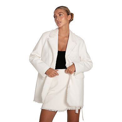 There She Goes Frayed Edge Skirt