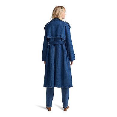 Wild Skies Denim Trench