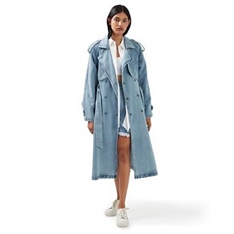 Wild Skies Denim Trench