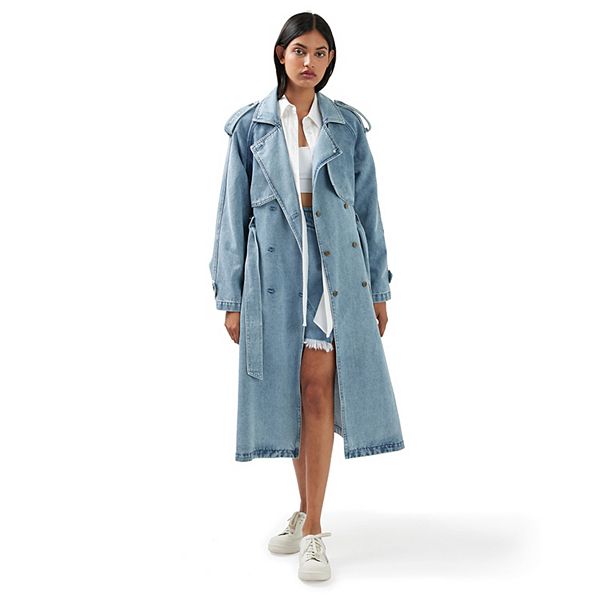 Wild Skies Denim Trench