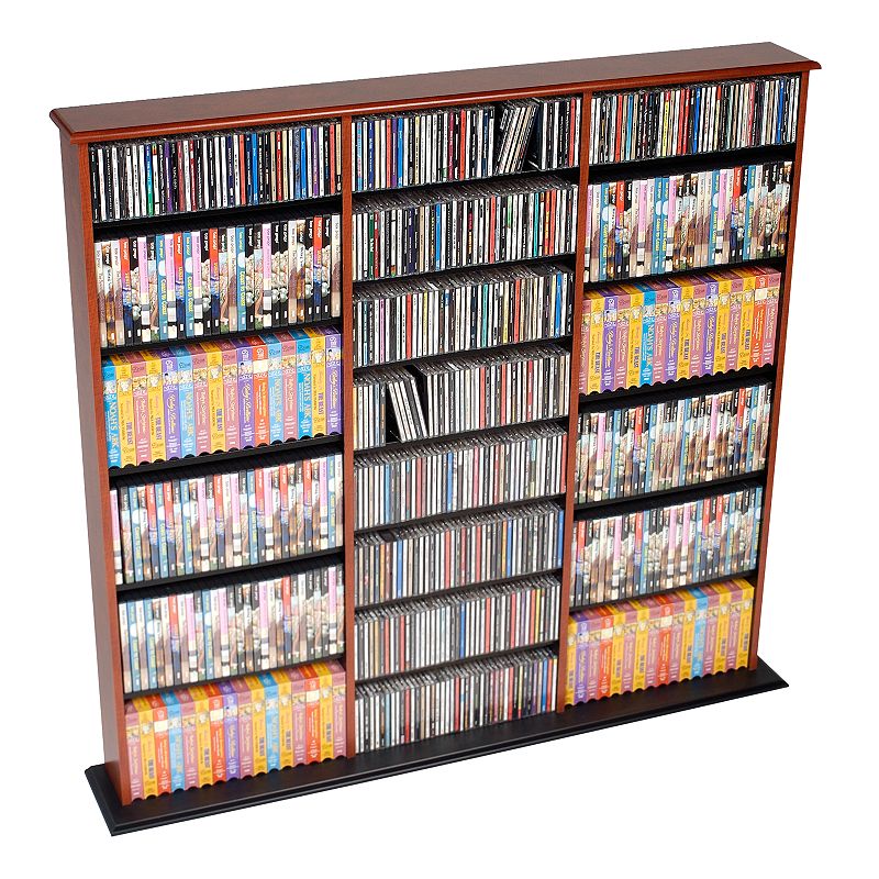 Prepac Triple Width Multimedia Wall Storage, Multicolor, Furniture