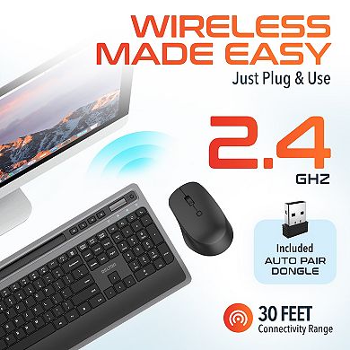 Delton T42/M42 Wireless Keyboard & Mouse Combo (DKBMT42)
