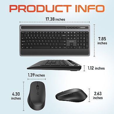 Delton T42/M42 Wireless Keyboard & Mouse Combo (DKBMT42)
