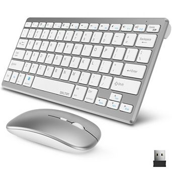 Delton KB35 Wireless Keyboard & Mouse Combo, 2.4GHz, Noiseless (DKMKITMIN35)
