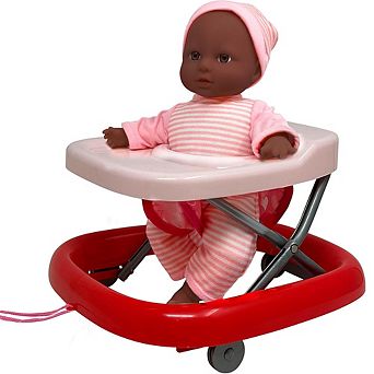 The New York Doll Collection 12 Inch Soft Baby & Foldable Small Baby Doll Walker