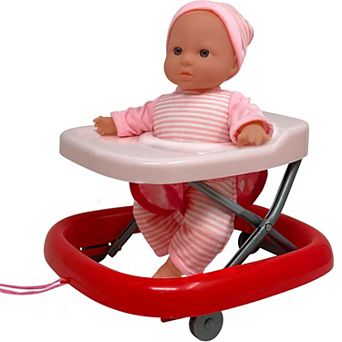 The New York Doll Collection 12 Inch Soft Baby & Foldable Small Baby Doll Walker