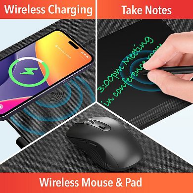 Delton D101 Optical Wireless Mouse with Charging Pad (DMMPADKIT101)