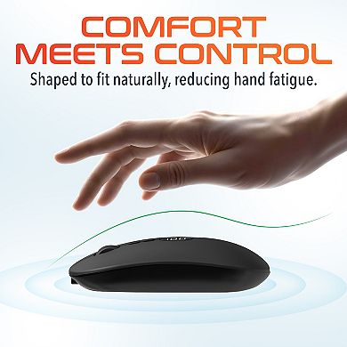 Delton S16 Wireless Mouse, Quiet, Adjustable DPI (DMS16-WR)