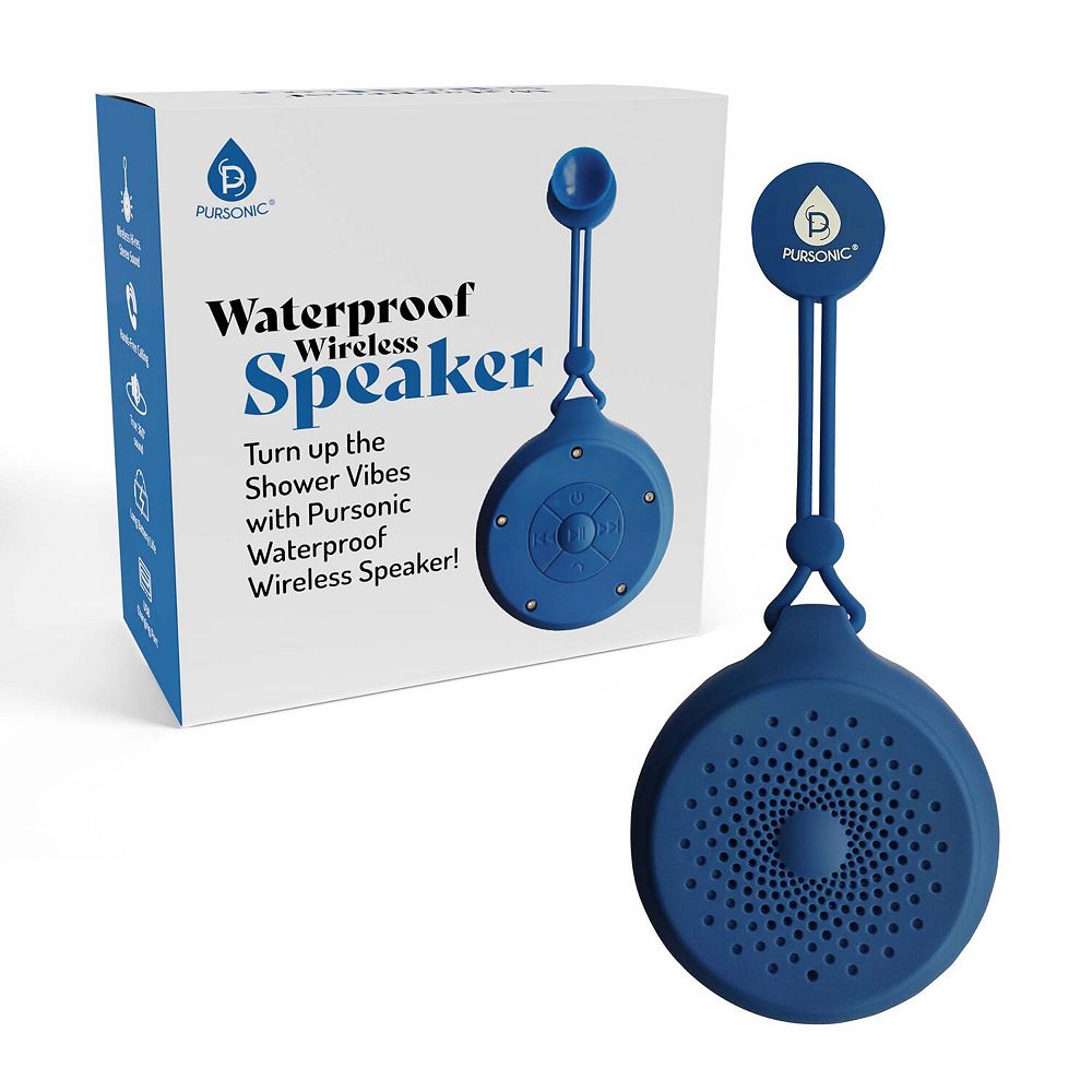 Waterproof Wireless Speaker - Portable Bluetooth Shower Speaker