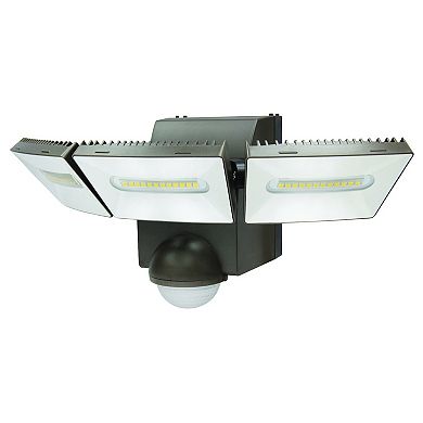 IQ America Battery-Powered Motion Security Flood Light 1200 Lumen LED