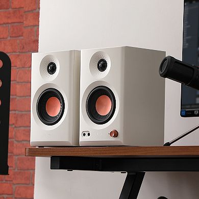 Edifier MR3 Powered Studio Monitor Speakers, Hi-Res Audio Certified Bluetooth V5.4 Active Bookshelf