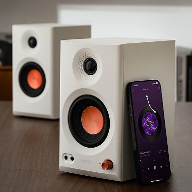 Edifier MR3 Powered Studio Monitor Speakers, Hi-Res Audio Certified Bluetooth V5.4 Active Bookshelf