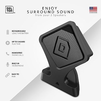 Delton Twin Bluetooth Speakers (DLSPKRTW)