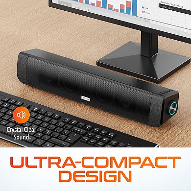 Delton SB200 Bluetooth Soundbar, 20W, 10Hrs Playtime (DSB200)