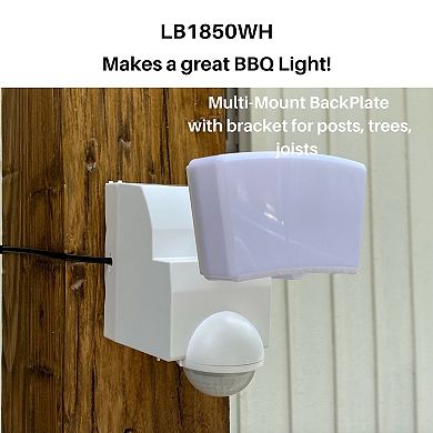 IQ America Battery-Powered LED Motion Security Flood Light 500 Lumen