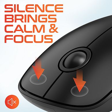 Delton S15 Wireless Mouse, Noiseless, 2.4GHz Connection (DMS15-WB)