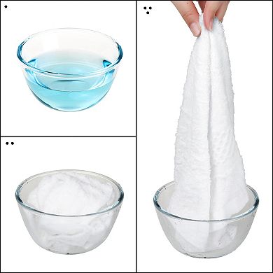 12 Pack Cotton Dish Clothes Set, Absorbent Kitchen Towels Set, 13 X13 Inches