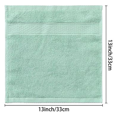 12 Pack Cotton Dish Clothes Set, Absorbent Kitchen Towels Set, 13 X13 Inches