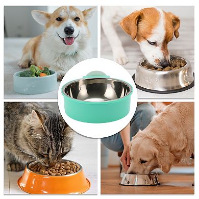 1 Pc Thickening Hanging Dog Bowl for Indoor and Outdoor