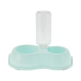 1 pc Non-slip Double Bowl Dog Bowl for Indoor and Outdoor