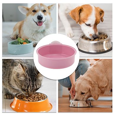 1 Pc Convenient Hanging Dog Bowl for Indoor and Outdoor