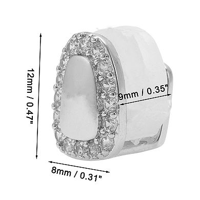 Teeth Grillz Set, Tooth Gorgeous Teeth Accessory for Party Hip Hop Show