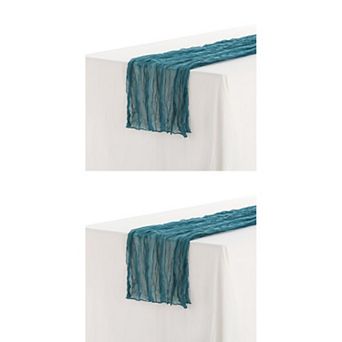 12 Pack Farmhouse Table Runner, Rustic Table Runner for Party Decoration