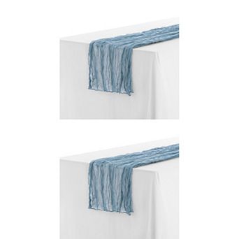 12 Pack Farmhouse Table Runner, Rustic Table Runner for Party Decoration
