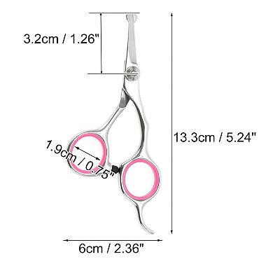1 Pc Round Head Dog Grooming Scissors for Pets Shop 4 Inches