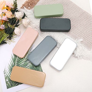 Square Eyeglasses Case Portable Eyeglasses Storage 6.5"x2.76"x1.18"