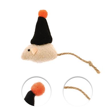 1 Pc Portable Mouse Shape Cat Teaser Toys for Outdoor