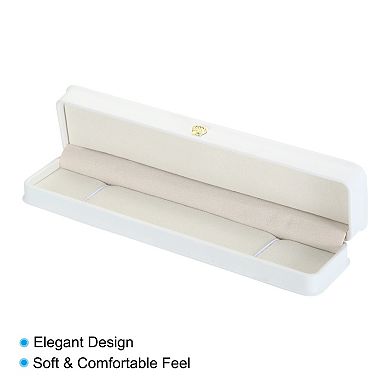 Necklace Box, Long Chain Box Vintage Jewelry Holder for Wedding Engagement Proposal Ceremony