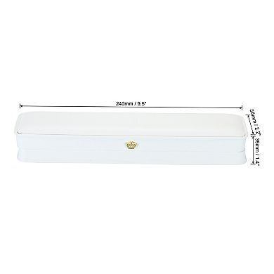 Necklace Box, Long Chain Box Vintage Jewelry Holder for Wedding Engagement Proposal Ceremony