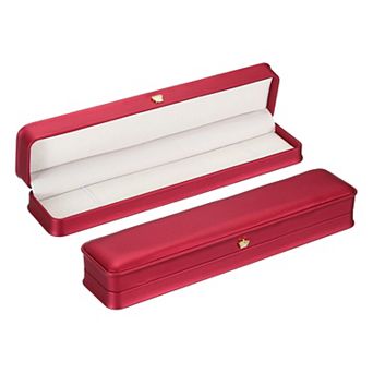 Necklace Box, Long Chain Box Vintage Jewelry Holder for Wedding Engagement Proposal Ceremony