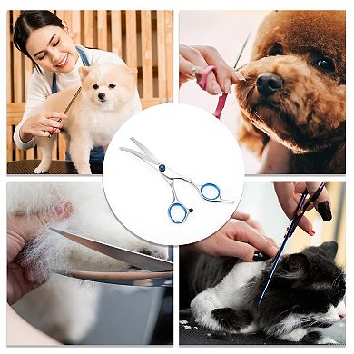 1 Pc Round Tip Pet Scissors for Pets Shop 6.69"x2.2"(L*W)