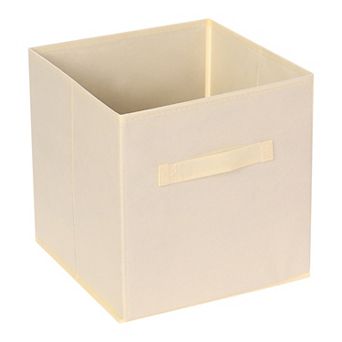 Fabric Storage Cube with Handle, Storage Bin for Shelves Closet, Collapsible Storage Basket