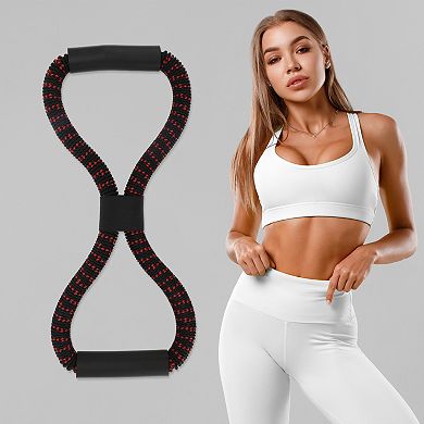 Durable 8-Shaped Yoga Stretch Band for Stretching 13.78"x5.51" 1 Pc