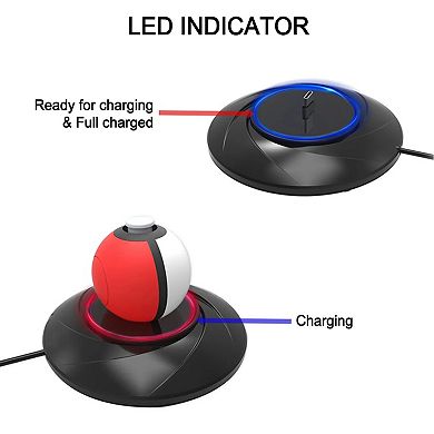 Desktop Charger for Nintendo Switch Poke Ball Plus Controller